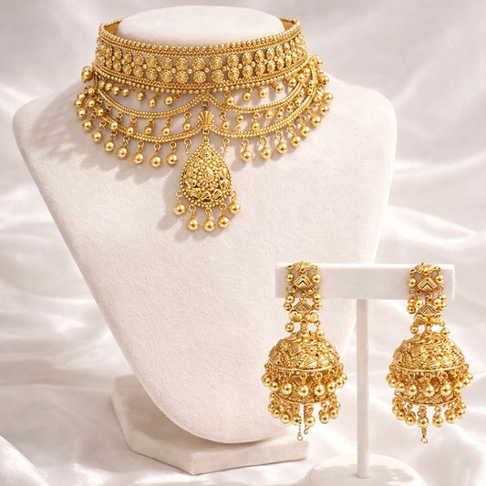 Anayah Premium Gold Plated Necklace Set