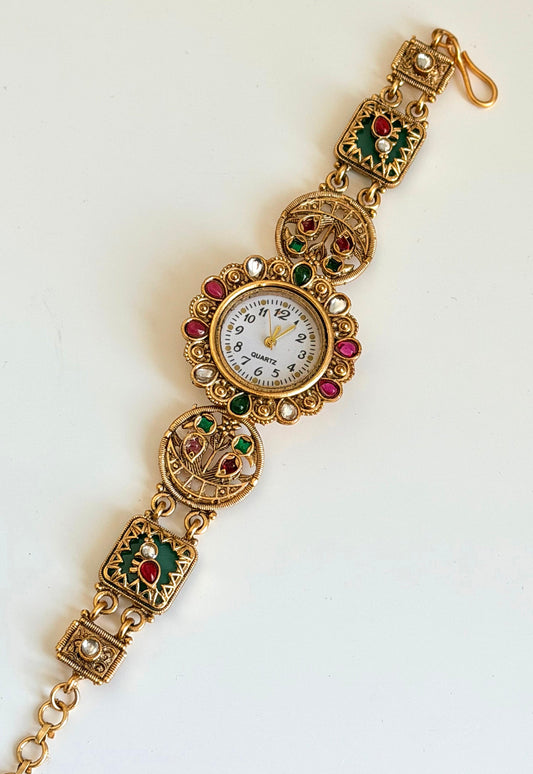 Krishma Heritage Watch-Adjustable