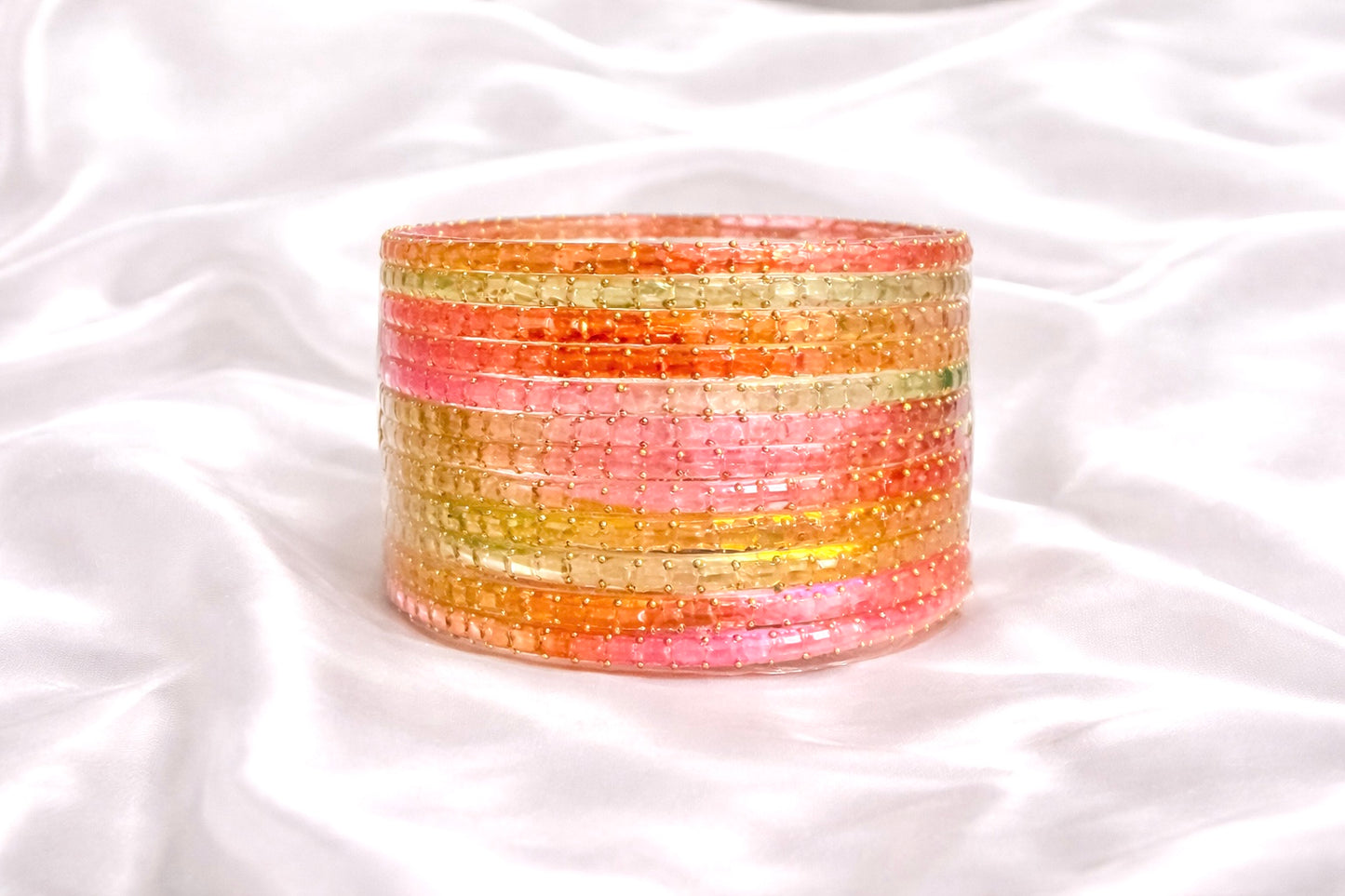 Sophia Glass Bangle Set