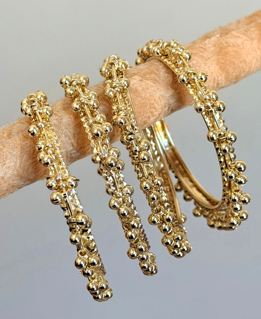 Sunidhi Kashmiri Ghungroo Bangle Set-Pack of 4 (Back in Stock)