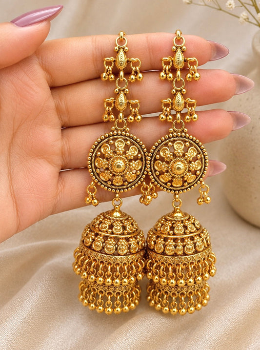 Ishita Premium Quality Gold Plated Earrings