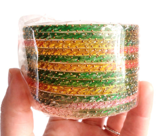 Sophia Glass Bangle Set