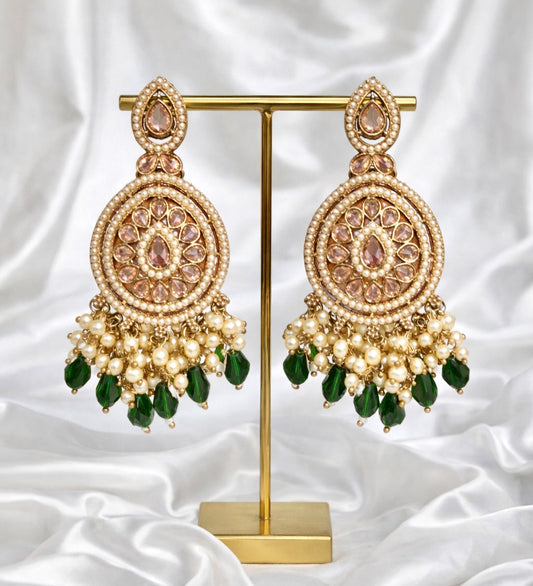 Anika Polki Style Earrings