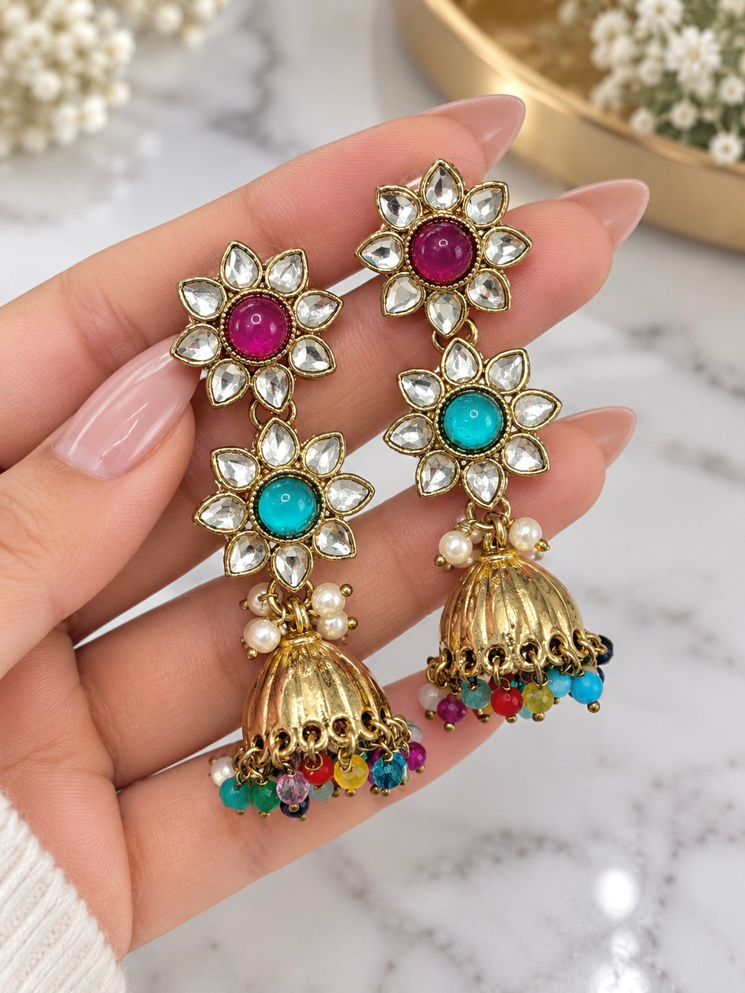 Ishita Multi Colored Earrings