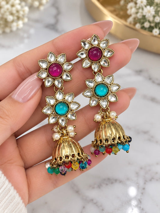 Ishita Multi Colored Earrings