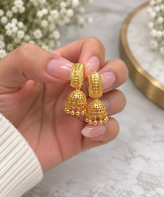 Siya Gold Plated Mini Jhumkis