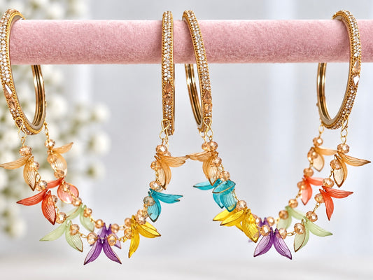 Sumaira Hanging Style Bangle Set (Set of Two)