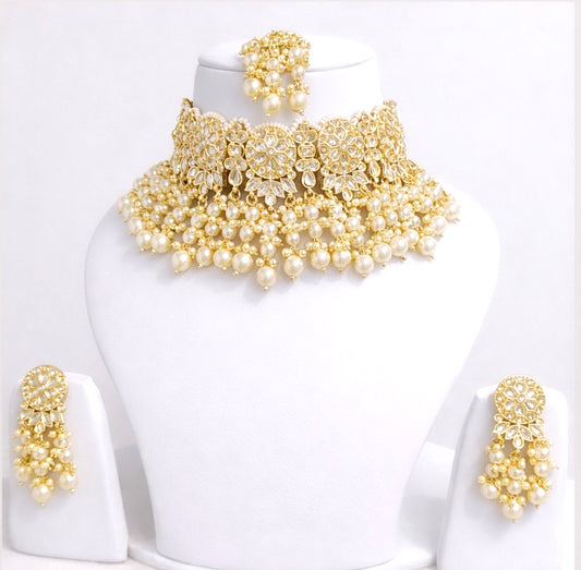Priyanka Pearl Choker Set