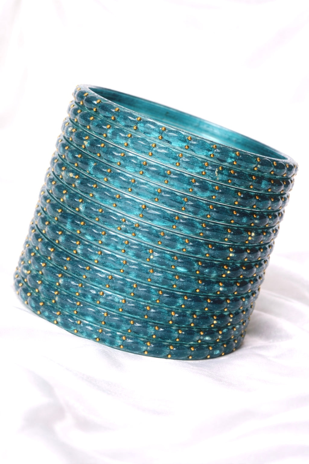 Raina Raindrop Glass Bangles