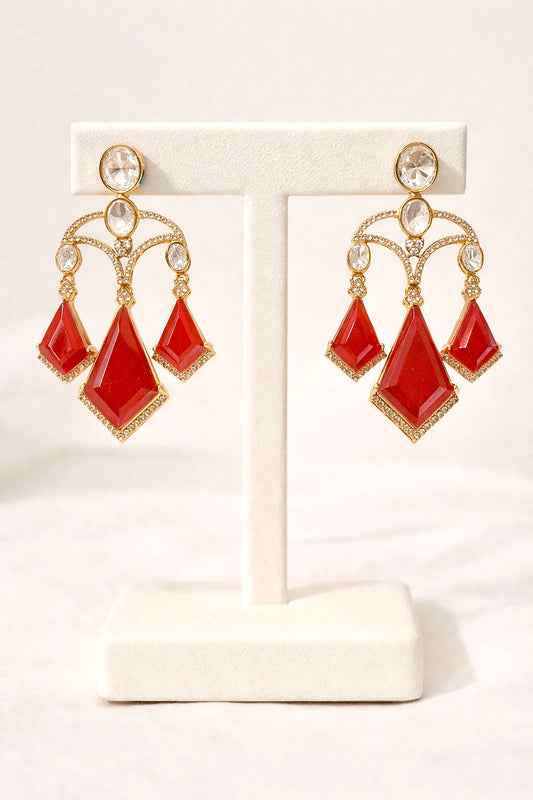 Rani Glass Crystal Earrings