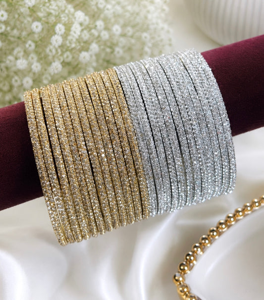 Monika Shiny Glass Bangles