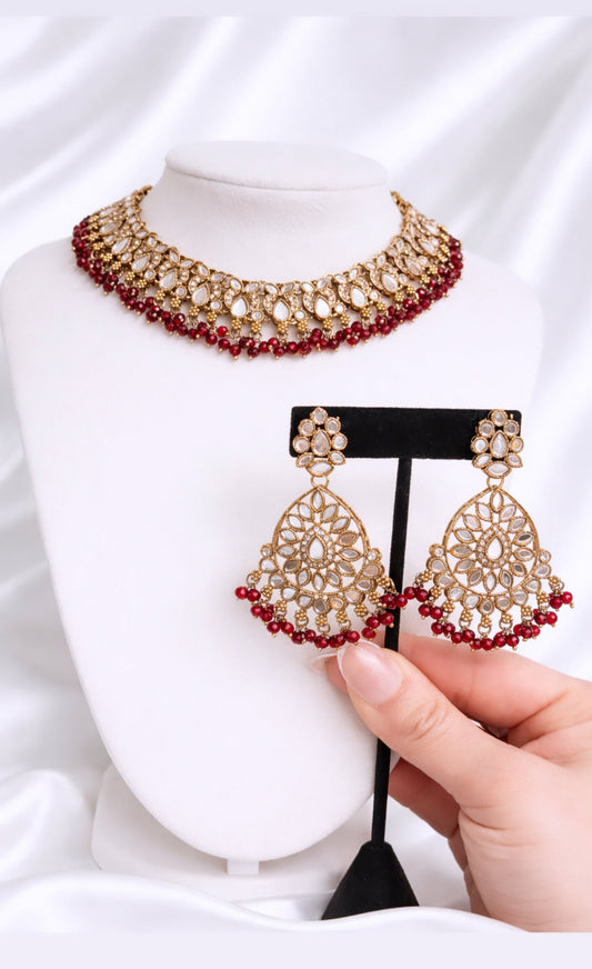 Mirror Necklace Set