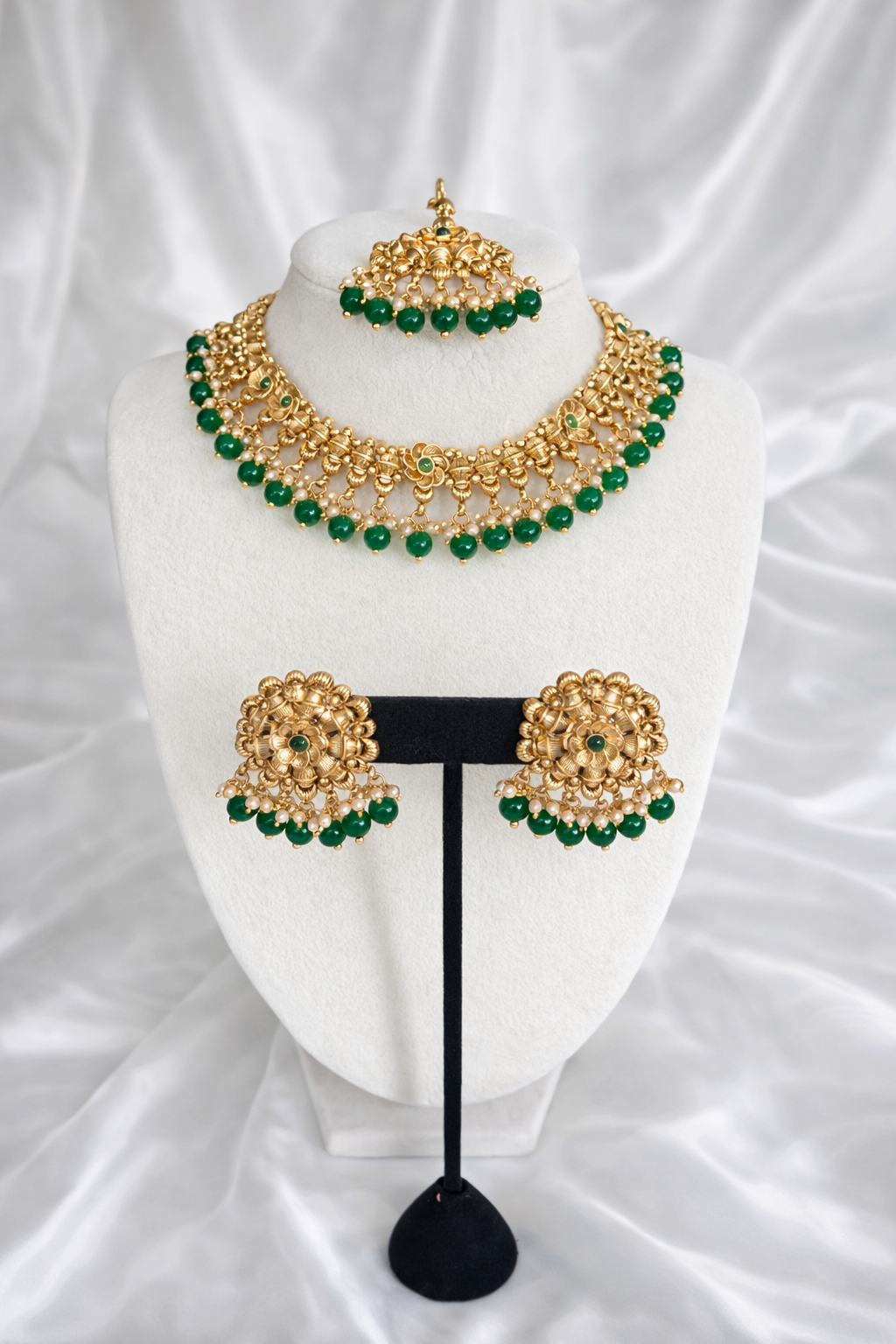 Sanj Premium Quality Gold Plated Necklace Set