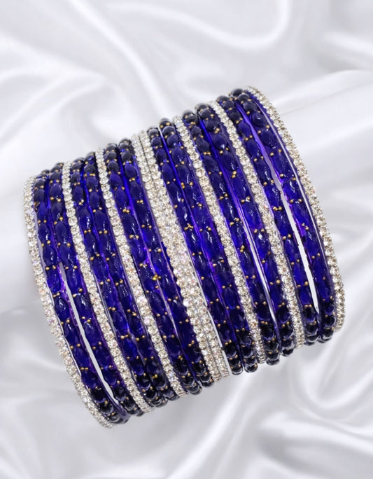 Sonam Raindrop Glass Bangle Set