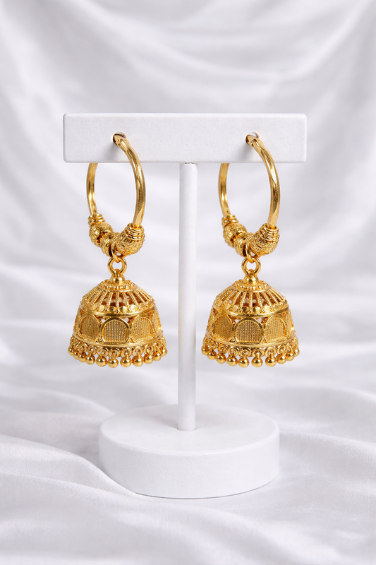 Gold Plated Jhumkis