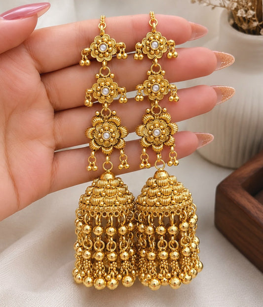 Ishita Premium Quality Gold Plated Earrings