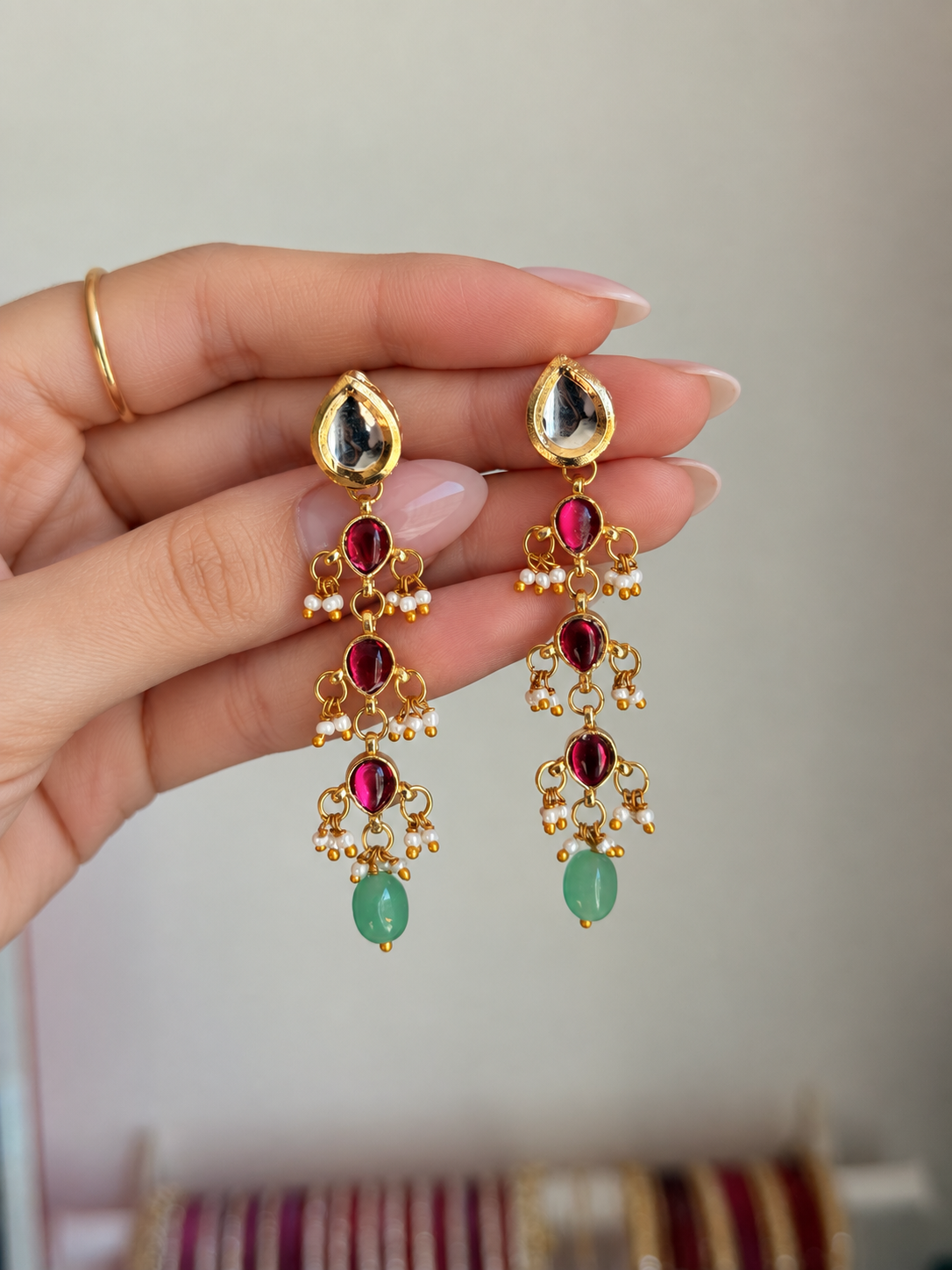 Sonal Pachi Kundan Necklace Set