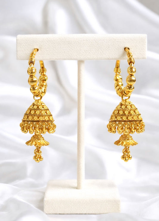 Gold Plated Jhumkis