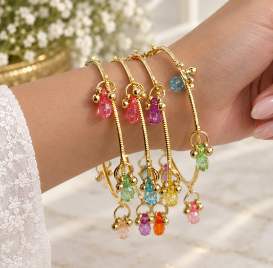 Ishita Multi Color Bangle Set of 4