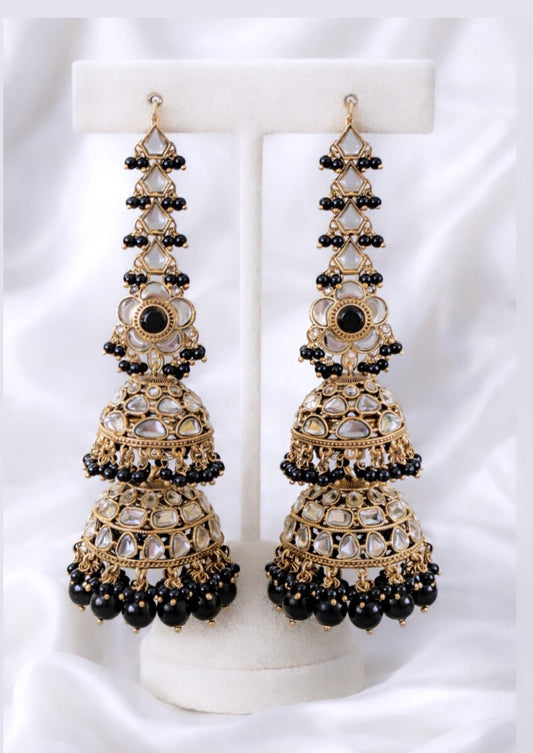 Sahara Style Double Layered Jhumkis
