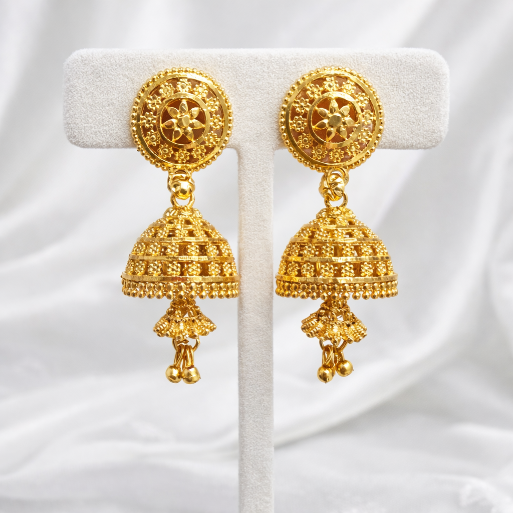 Pari Gold Plated Jhumkis