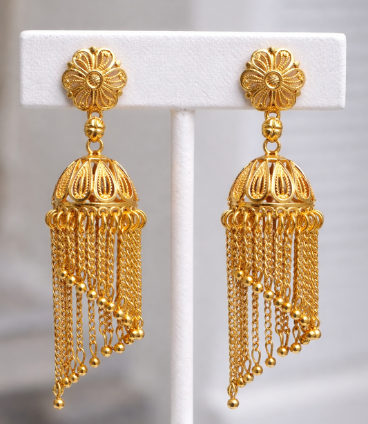 Gold Plated Jhumkis