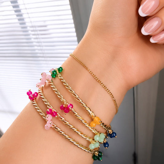 Multi Color Bangle Set of 4