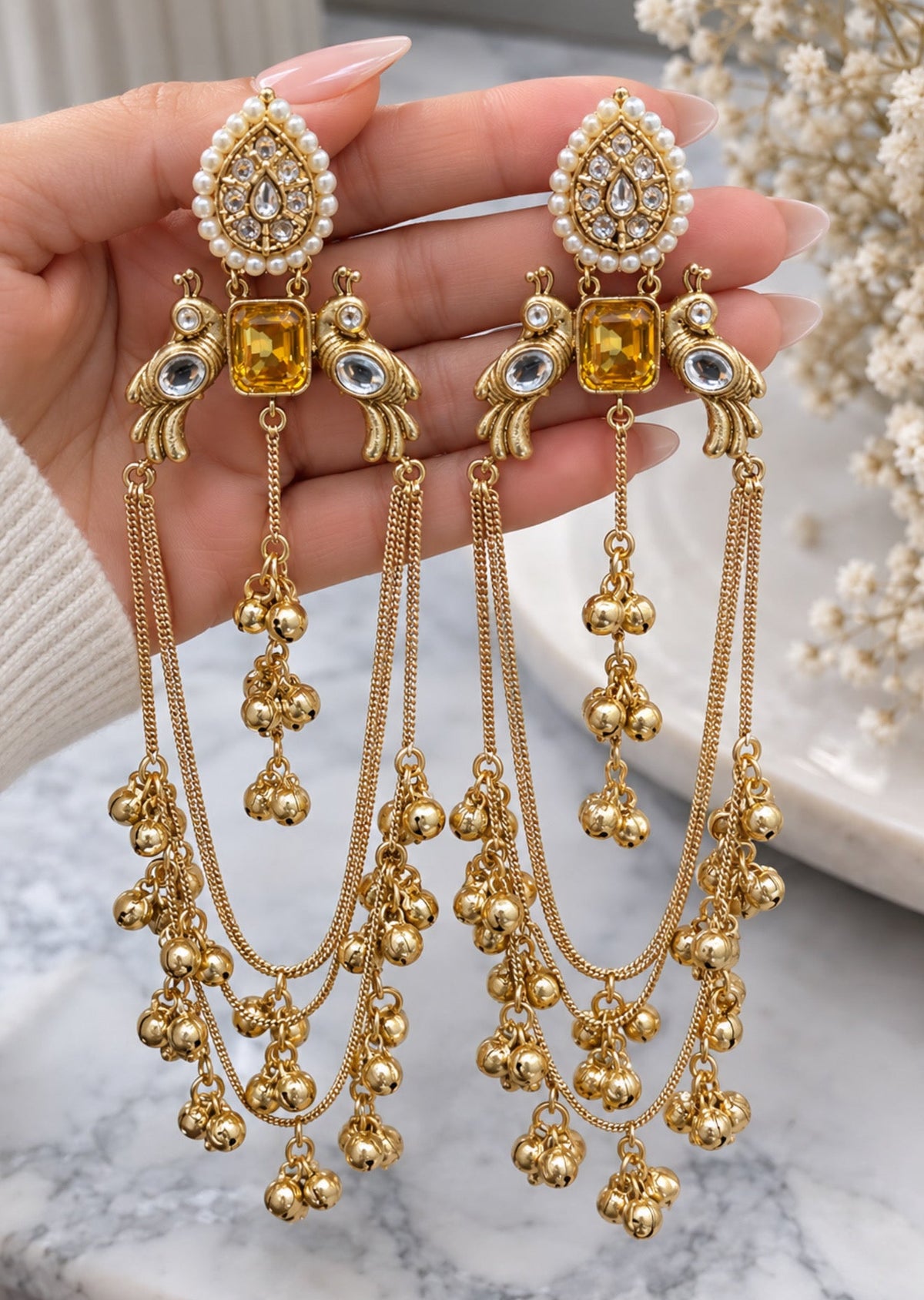 Ritika Kashmiri Earrings