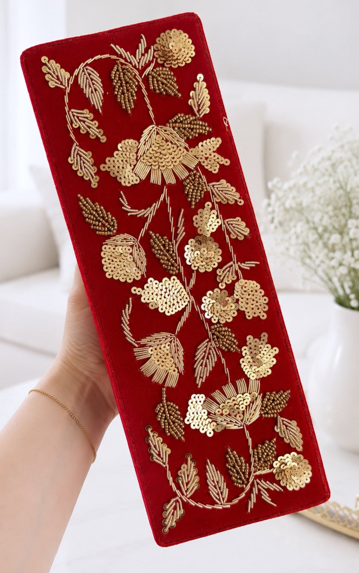 Zardozi Work Bangle Box