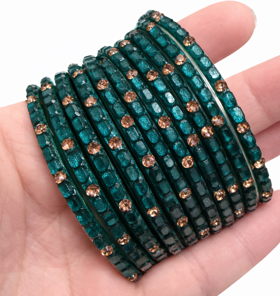 Inayat Glass Bangle Set