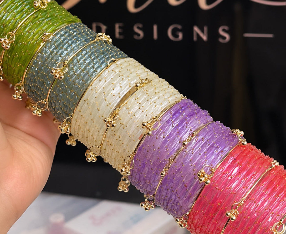 *Limited Time Special Deal* Raindrop Luxe Bangle Collection – Set of 5