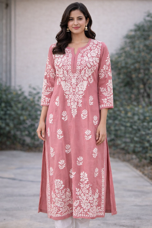 Long Kurti with Embroidery