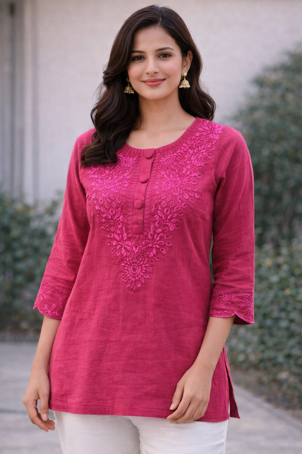 Short Kurti with Embroidery