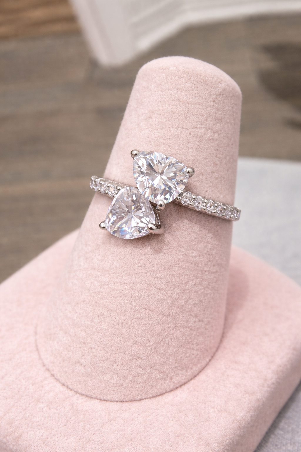 VVS Clarity Heart Shaped Ring