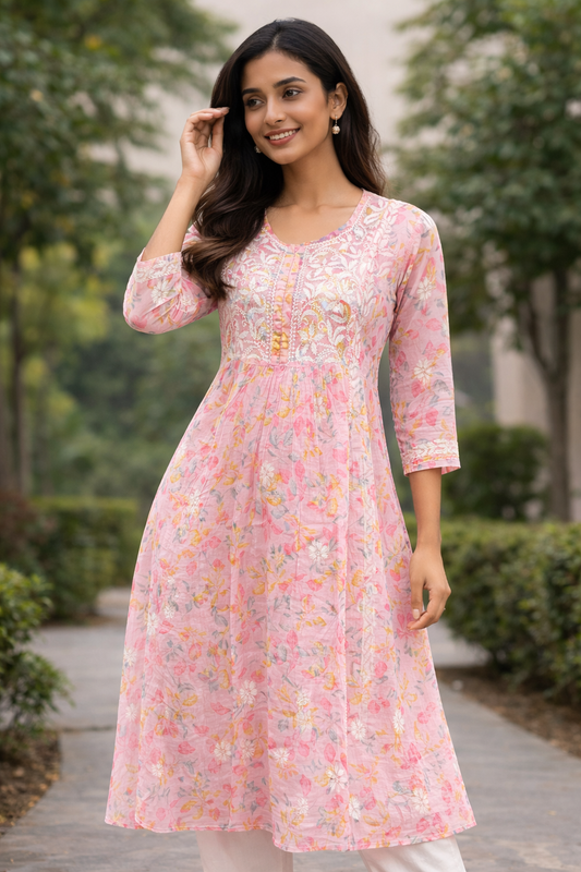 A-Line Long Kurti