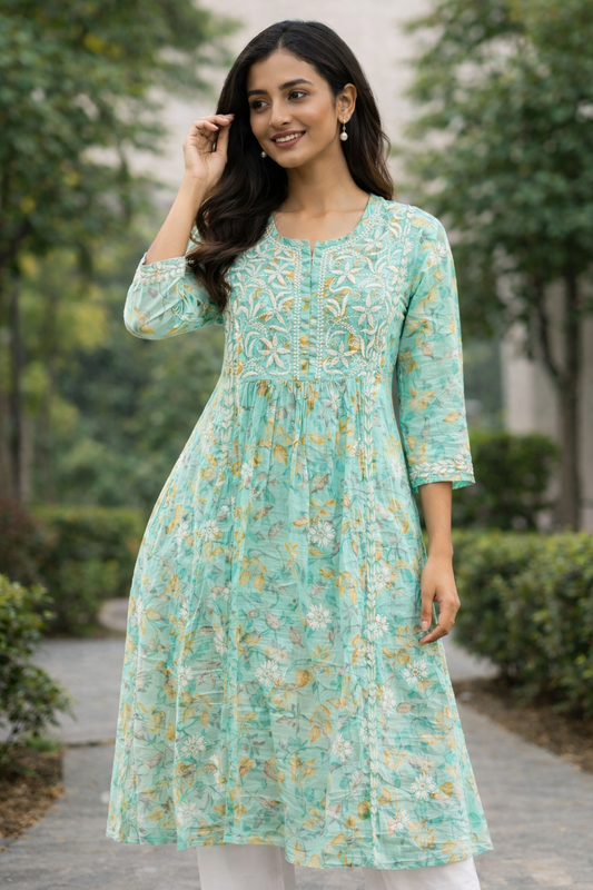 A-Line Long Kurti