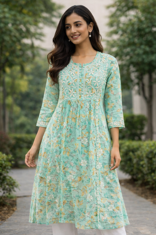 A-Line Long Kurti