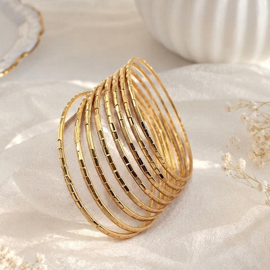 Seerat Gold Plated Bangles
