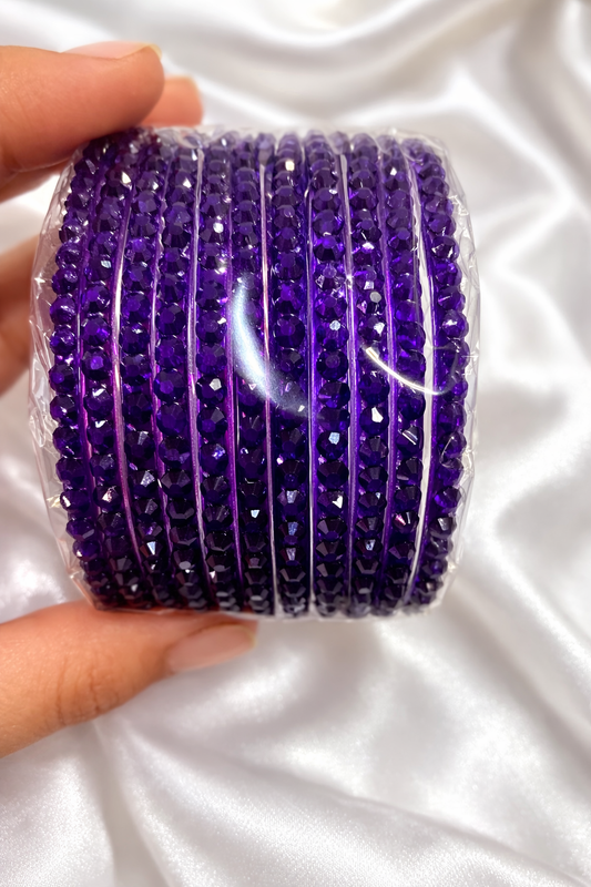 Sophia Glass Bangle Set